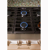 Caf(eback)(TM) 36" Commercial-Style Gas Rangetop with 6 Burners (Natural Gas) - (CGU366P2TS1)