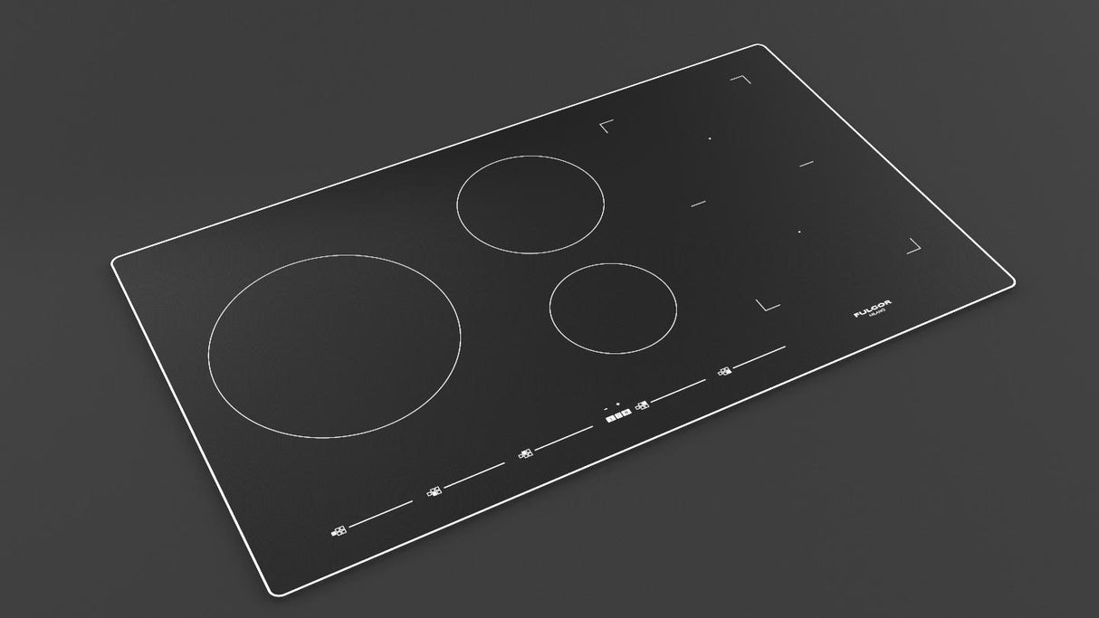 36" INDUCTION COOKTOP WITH BRUSHED ALUMINUM TRIM - (F7IT36S1)