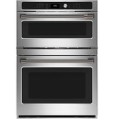 Caf(eback)(TM) 30 in. Combination Double Wall Oven with Convection and Advantium(R) Technology - (CTC912P2NS1)