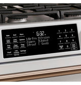 Caf(eback)(TM) 30" Smart Slide-In, Front-Control, Gas Range with Convection Oven - (CGS700P2MS1)