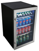 Danby 4.3 cu. ft. Free-Standing Beverage Center in Stainless Steel - (DBC434A1BSSDD)