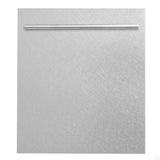 ZLINE 24 in. Top Control Dishwasher with Stainless Steel Tub and Modern Style Handle, 52dBa (DW-24) [Color: DuraSnow] - (DWSN24)