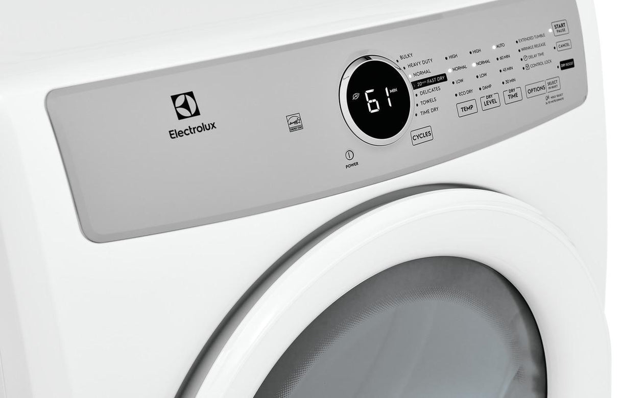 Electrolux Front Load Gas Dryer - 8.0 Cu. Ft. - (ELFG7337AW)