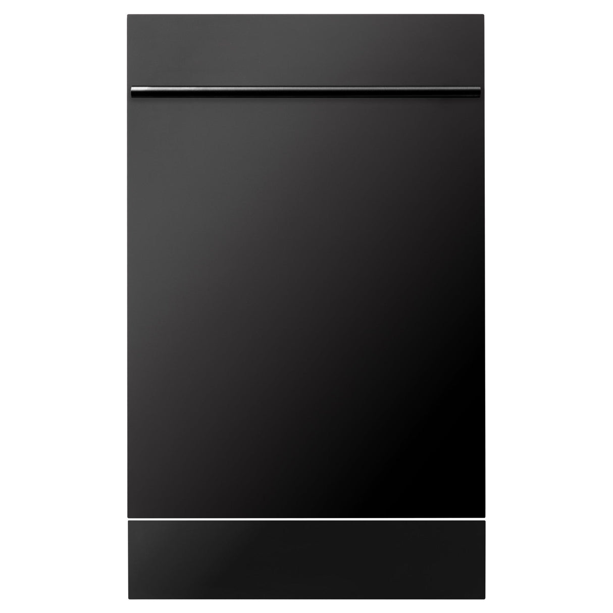 ZLINE 18 in. Compact Top Control Dishwasher with Stainless Steel Tub and Modern Style Handle, 52 dBa (DW-18) [Color: Black Stainless] - (DWBSH18)