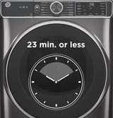 GE(R) ENERGY STAR(R) 7.8 cu. ft. Capacity Smart Front Load Electric Dryer with Steam and Sanitize Cycle - (GFD65ESSNWW)