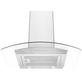 ZLINE Alpine Series Ducted Wall Mount Range Hood in Stainless Steel (ALP70WL) - (ALP70WL30)