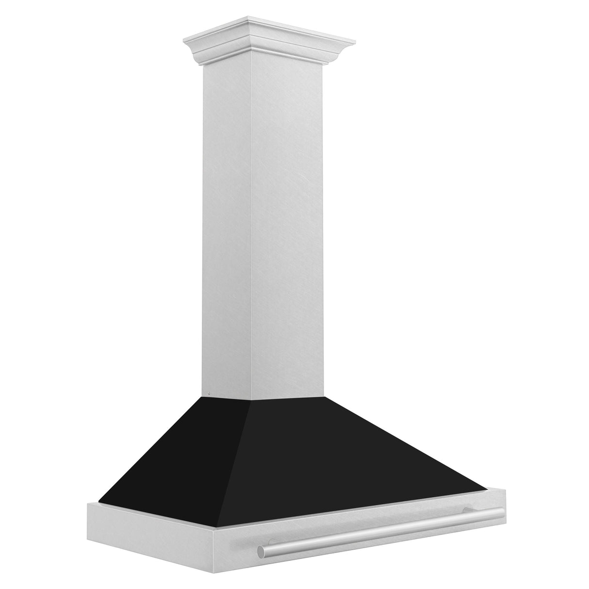 ZLINE 36 in. Convertible Fingerprint Resistant DuraSnow' Stainless Steel Range Hood with Stainless Steel Handle (KB4SNX-36) [Color: Black Matte Shell] - (KB4SNXBLM36)