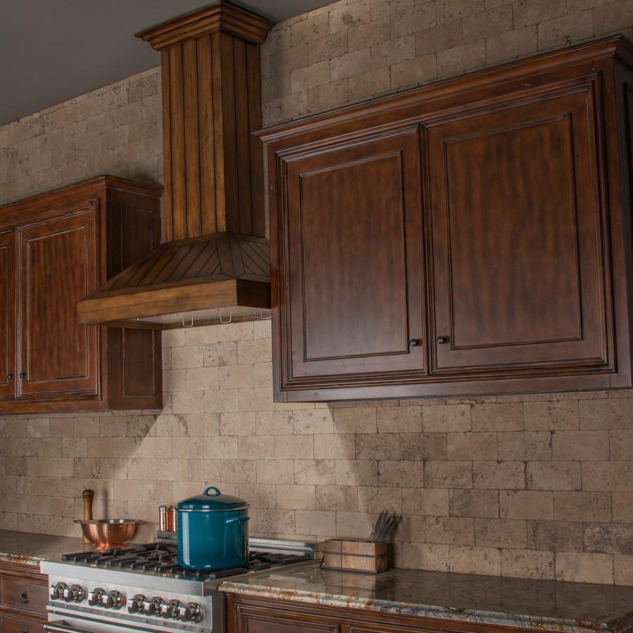 ZLINE Wooden Wall Mount Range Hood In Rustic Light Finish - Includes Motor (KPLL) - (KPLL36)