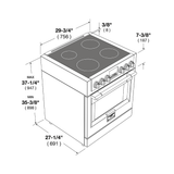 30" INDUCTION PRO RANGE - (F6PIR304S1)