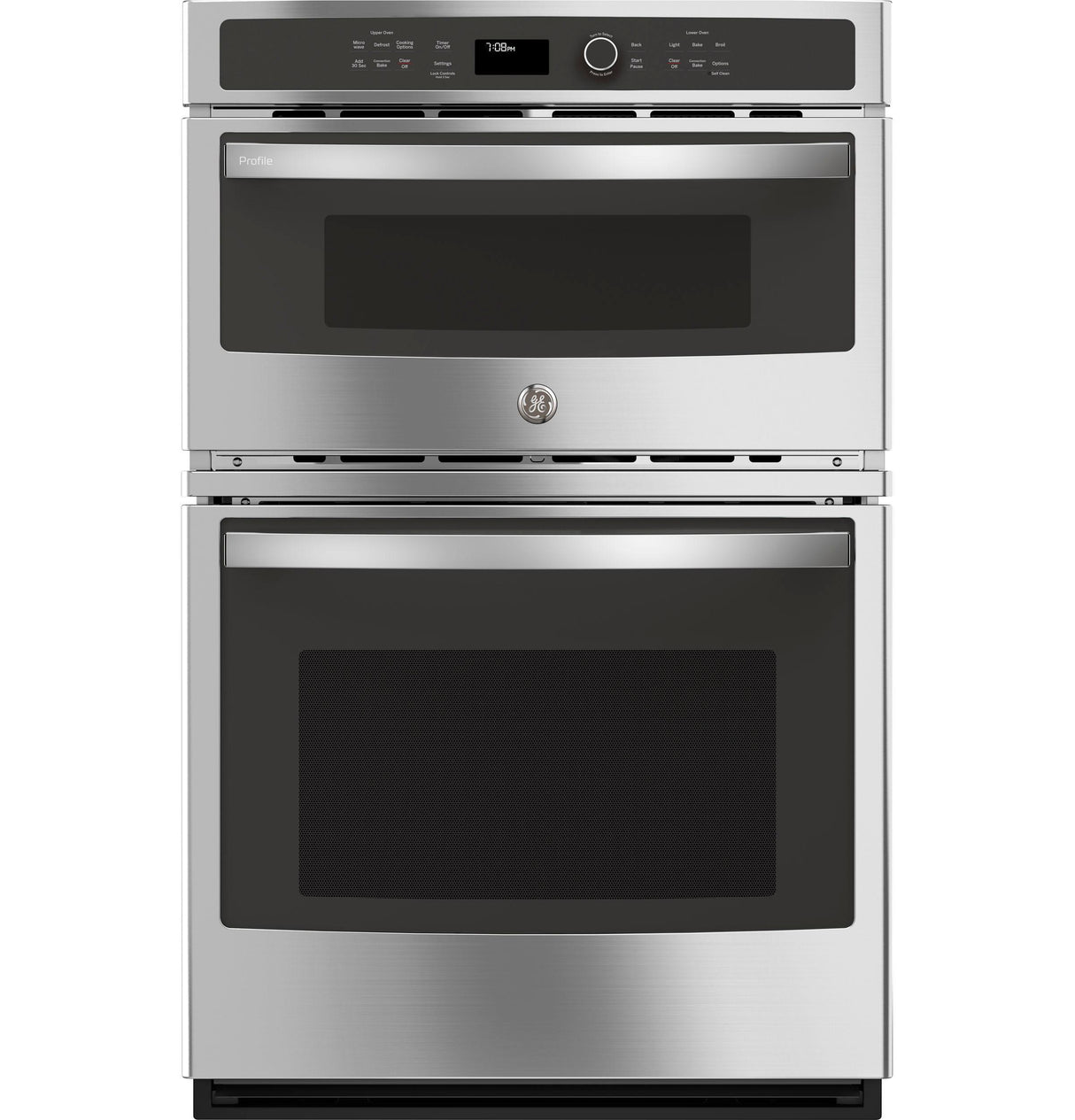 GE Profile(TM) 27" Built-In Combination Convection Microwave/Convection Wall Oven - (PK7800SKSS)