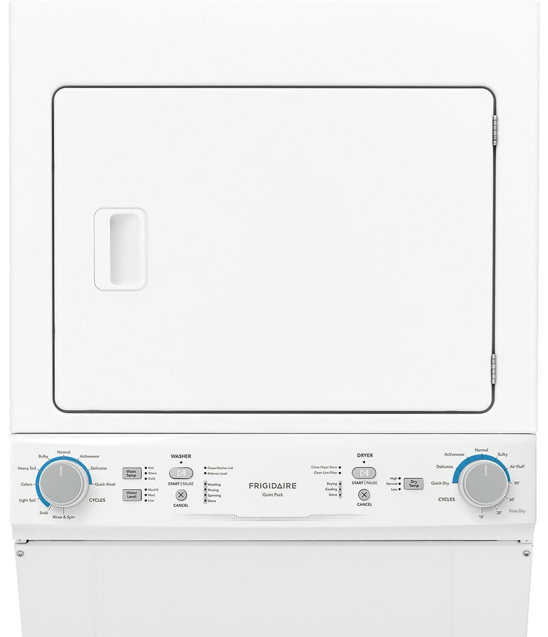 Frigidaire Electric Washer/Dryer Laundry Center - 3.9 Cu. Ft Washer and 5.5 Cu. Ft. Dryer - (FLCE7522AW)