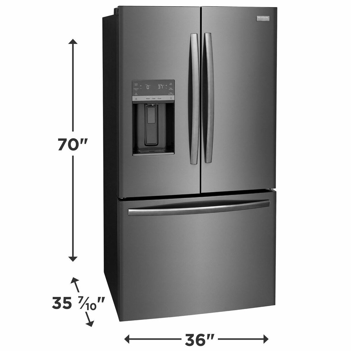 Frigidaire Gallery 27.8 Cu. Ft. Standard-Depth French Door Refrigerator - (GRFS2853AD)