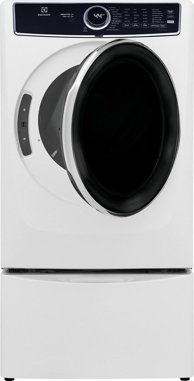 Electrolux Front Load Perfect Steam(TM) Gas Dryer with LuxCare(R) Dry and Instant Refresh - 8.0 Cu. Ft. - (ELFG7637AW)