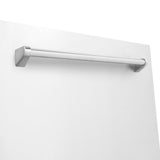 ZLINE 24" Monument Series 3rd Rack Top Touch Control Dishwasher with Stainless Steel Tub, 45dBa (DWMT-24) [Color: White Matte] - (DWMTWM24)