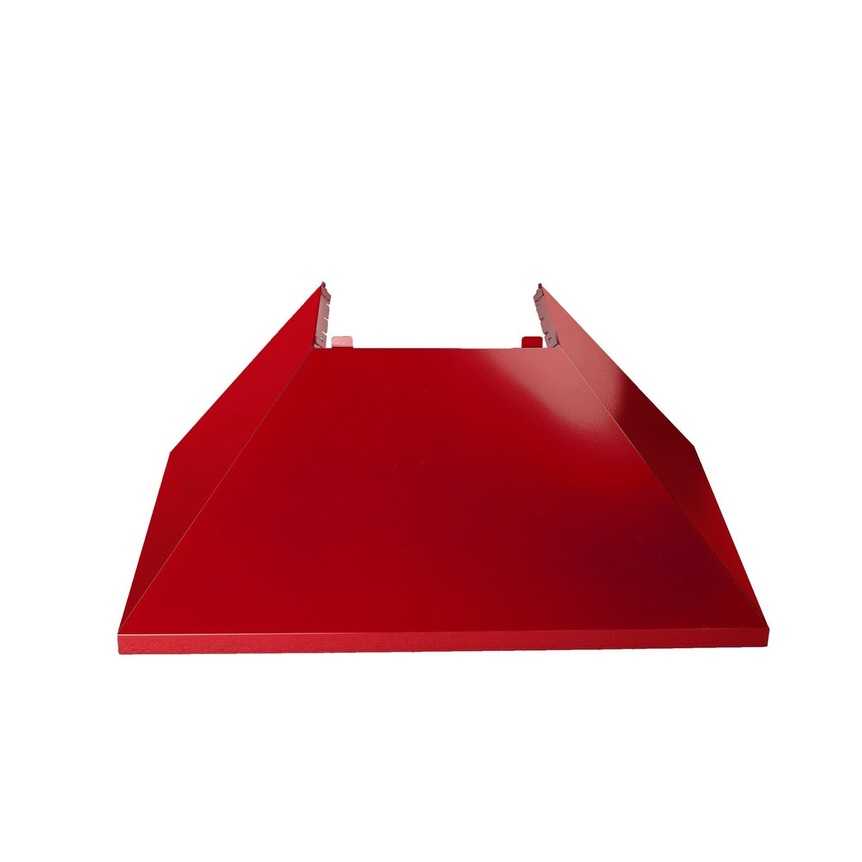 ZLINE Ducted DuraSnow Stainless Steel Range Hood with Red Gloss Shell (8654RG) - (8654RG30)