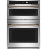 Caf(eback)(TM) 30 in. Combination Double Wall Oven with Convection and Advantium(R) Technology - (CTC912P2NS1)