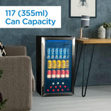 Danby 3.1 cu. ft. Free-Standing Beverage Center in Stainless Steel - (DBC117A2BSSDD6)