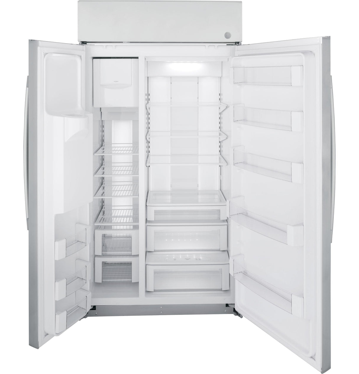 GE Profile(TM) Series 42" Smart Built-In Side-by-Side Refrigerator with Dispenser - (PSB42YSNSS)