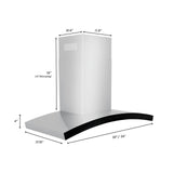 ZLINE Wall Mount Range Hood in Stainless Steel (KN6) - (KN630)