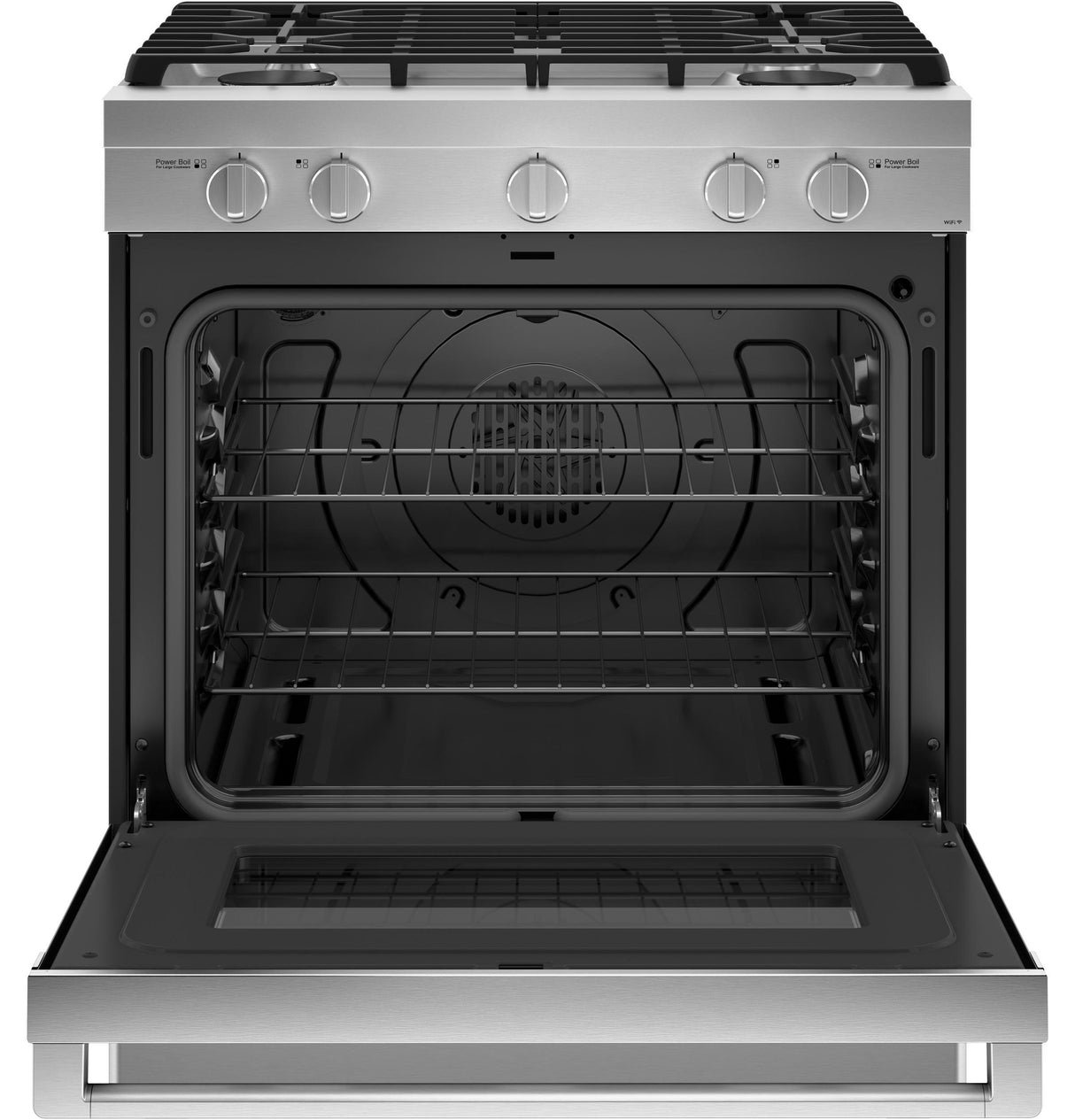 30" Smart Slide-In Gas Range with Convection - (QGSS740RNSS)