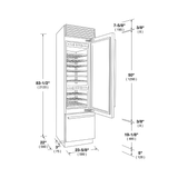 24" PRO WINE CELLAR - RIGHT HINGE - (F7PBW24S1R)