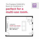 Frigidaire 12,000 BTU Built-In Room Air Conditioner with Supplemental Heat - (FHTE123WA2)