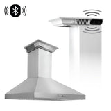 ZLINE Ducted Vent Wall Mount Range Hood in Stainless Steel with Built-in ZLINE CrownSound Bluetooth Speakers (KL3CRN-BT) - (KL3CRNBT30)