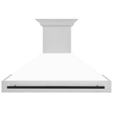 ZLINE 48 in. Autograph Edition Stainless Steel Range Hood with White Matte Shell and Handle (8654STZ-WM48) [Color: Matte Black] - (8654STZWM48MB)