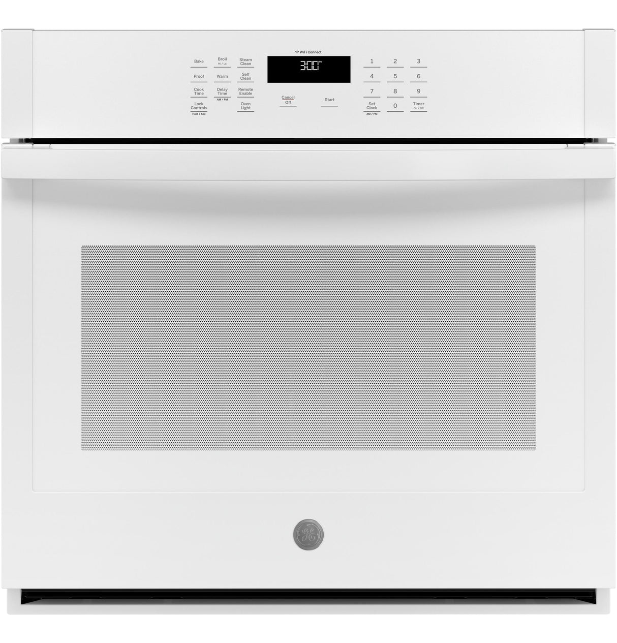 GE(R) 30" Smart Built-In Self-Clean Single Wall Oven with Never-Scrub Racks - (JTS3000DNWW)