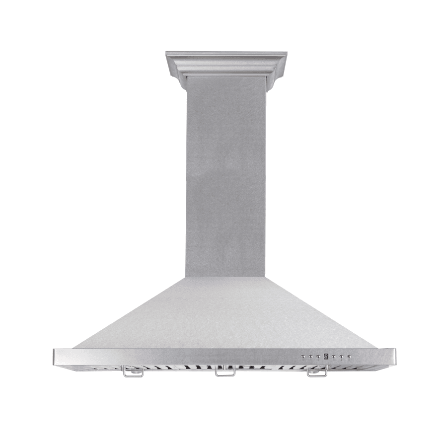 ZLINE Convertible Designer Series DuraSnow Stainless Steel Wall Mount Range Hood (8KBS) - (8KBS36)