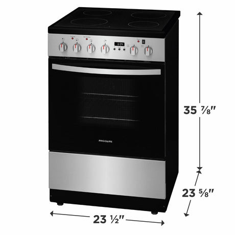 Frigidaire 24" Freestanding Electric Range - (FCFE2425AS)