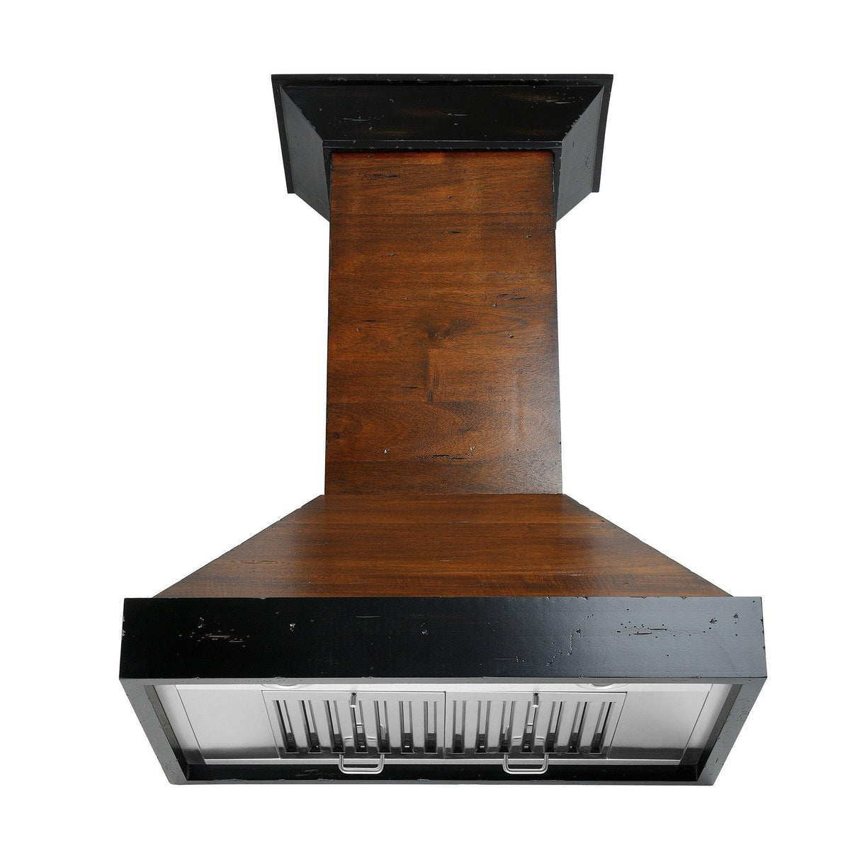 ZLINE Convertible Vent Wooden Wall Mount Range Hood in Antigua and Walnut (KBAR) - (KBAR30)