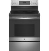 GE(R) 30" Free-Standing Electric Convection Range with No Preheat Air Fry - (JB735SPSS)