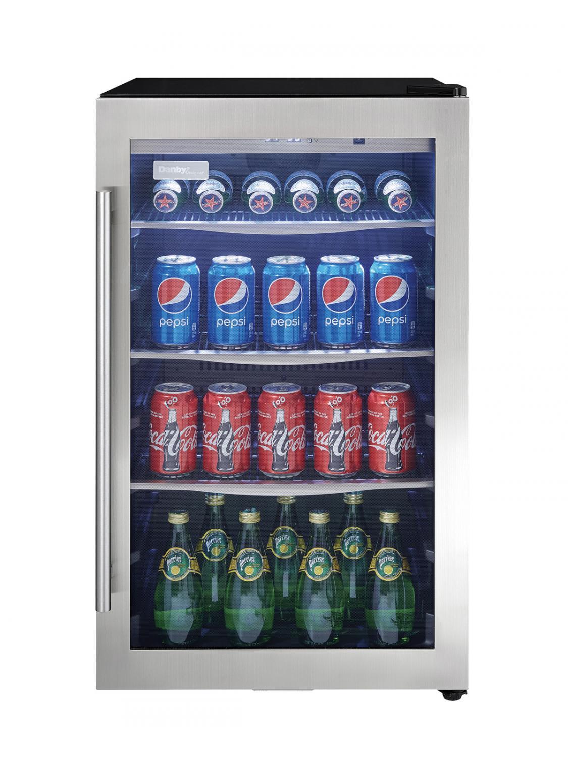 Danby 4.3 cu. ft. Free-Standing Beverage Center in Stainless Steel - (DBC434A1BSSDD)