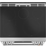 Caf(eback)(TM) 30" Smart Slide-In, Front-Control, Induction and Convection Double-Oven Range - (CHS950P2MS1)