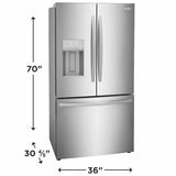 Frigidaire 22.6 Cu. Ft. Counter-Depth French Door Refrigerator - (FRFC2323AS)