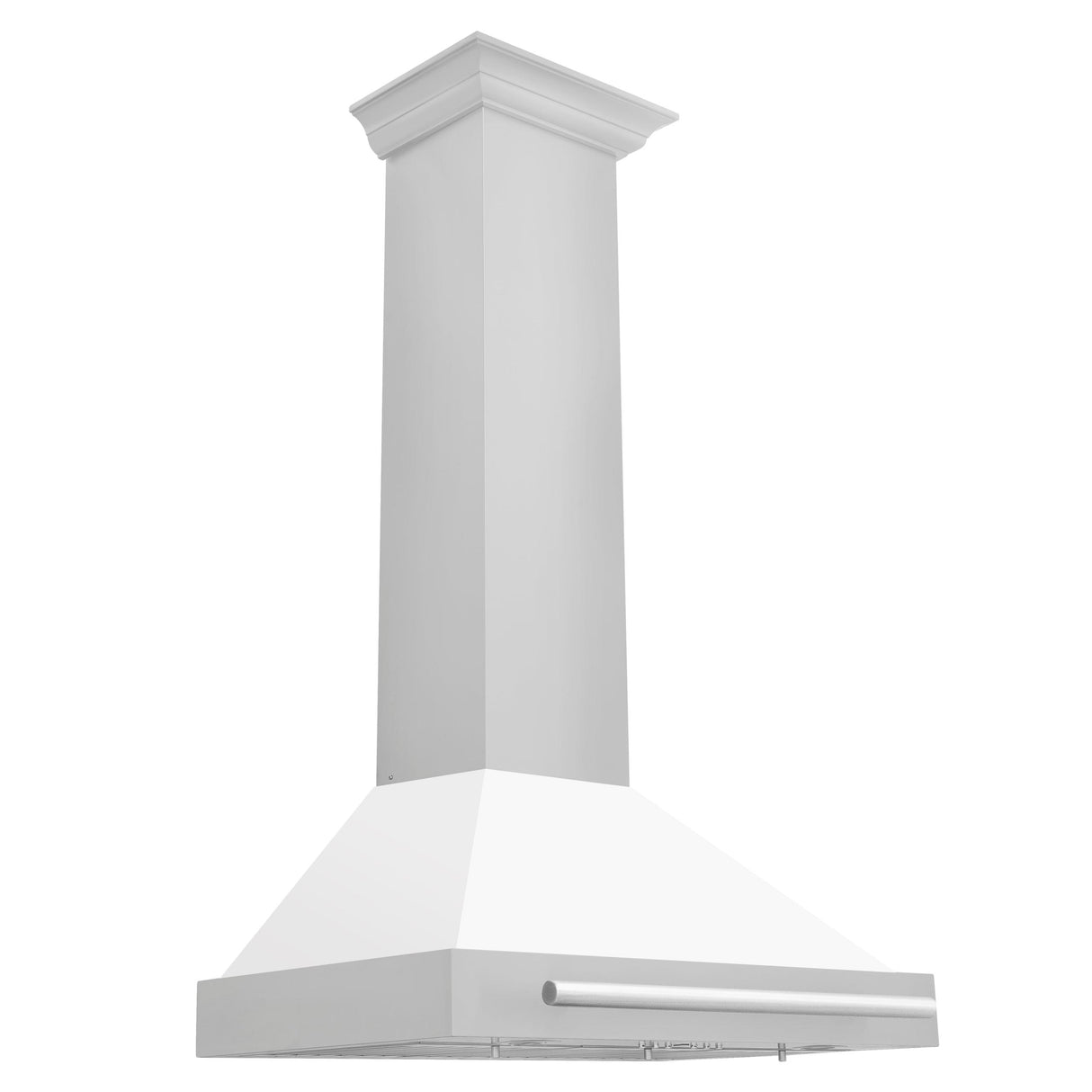 ZLINE 30 in. Convertible Stainless Steel Range Hood with Stainless Steel Handle (KB4STX-30) [Color: White Matte] - (KB4STXWM30)