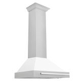 ZLINE 30 in. Convertible Stainless Steel Range Hood with Stainless Steel Handle (KB4STX-30) [Color: White Matte] - (KB4STXWM30)