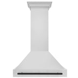 36 in. ZLINE Autograph Edition Stainless Steel Range Hood with Stainless Steel Shell and Handle (8654STZ-36) [Color: Matte Black] - (8654STZ36MB)