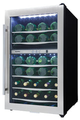 Danby 38 Bottle Free-Standing Wine Cooler in Stainless Steel - (DWC040A3BSSDD)