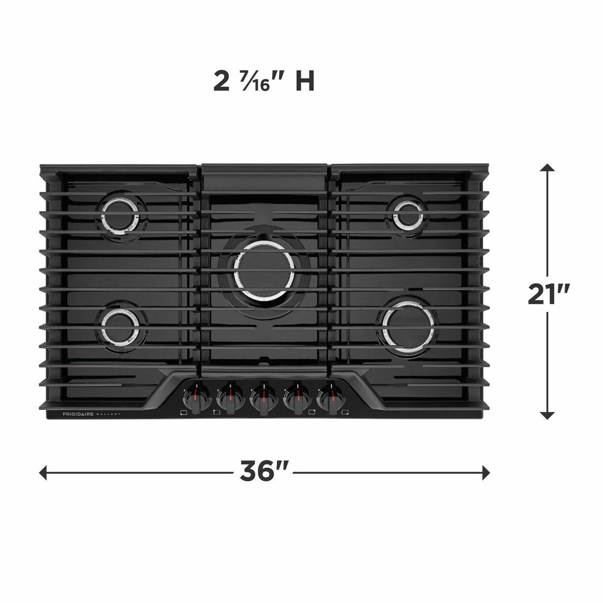 Frigidaire Gallery 36" Gas Cooktop - (GCCG3648AB)