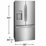 Frigidaire Gallery 22.6 Cu. Ft. Counter-Depth French Door Refrigerator - (GRFC2353AF)