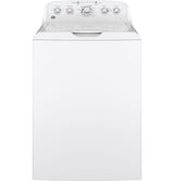 GE(R) 4.5 cu. ft. Capacity Washer with Stainless Steel Basket - (GTW465ASNWW)