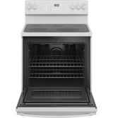 GE(R) 30" Free-Standing Electric Convection Range with No Preheat Air Fry - (JB735DPWW)