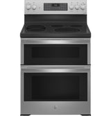 GE Profile(TM) 30" Smart Free-Standing Electric Double Oven Convection Range with No Preheat Air Fry - (PB965YPFS)