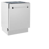 ZLINE 24" Tallac Series 3rd Rack Dishwasher with Traditional Handle, 51dBa (DWV-24) [Color: 304 Stainless] - (DWV30424)