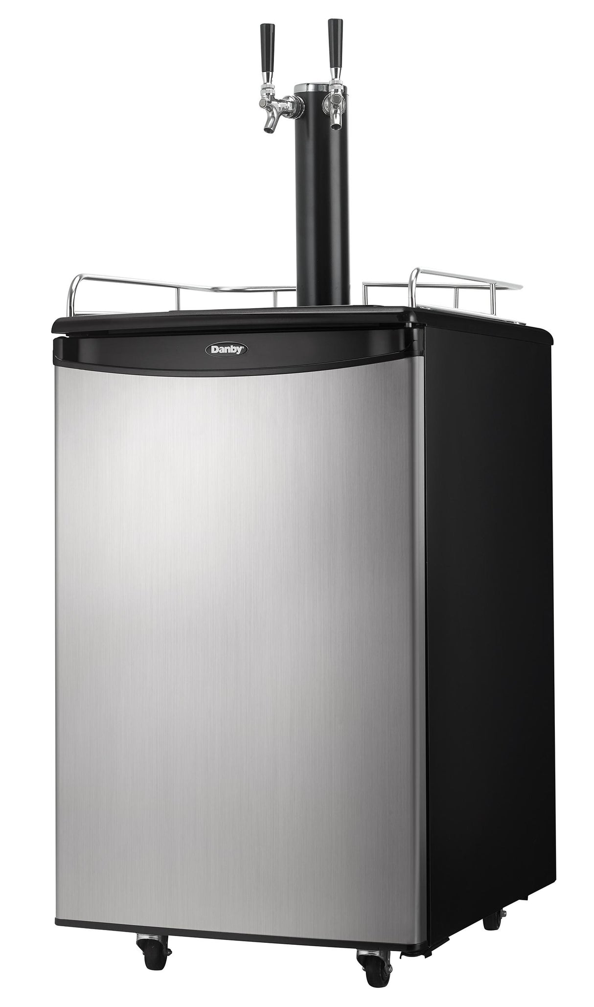 Danby 5.4 cu. ft. Dual-Tap Keg Cooler in Stainless Steel - (DKC054A1BSL2DB)