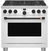 Caf(eback)(TM) 36" Smart All-Gas Commercial-Style Range with 6 Burners (Natural Gas) - (CGY366P4TW2)