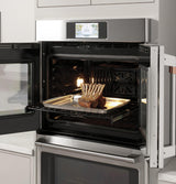 Caf(eback)(TM) Professional Series 30" Smart Built-In Convection French-Door Single Wall Oven - (CTS90FP2NS1)