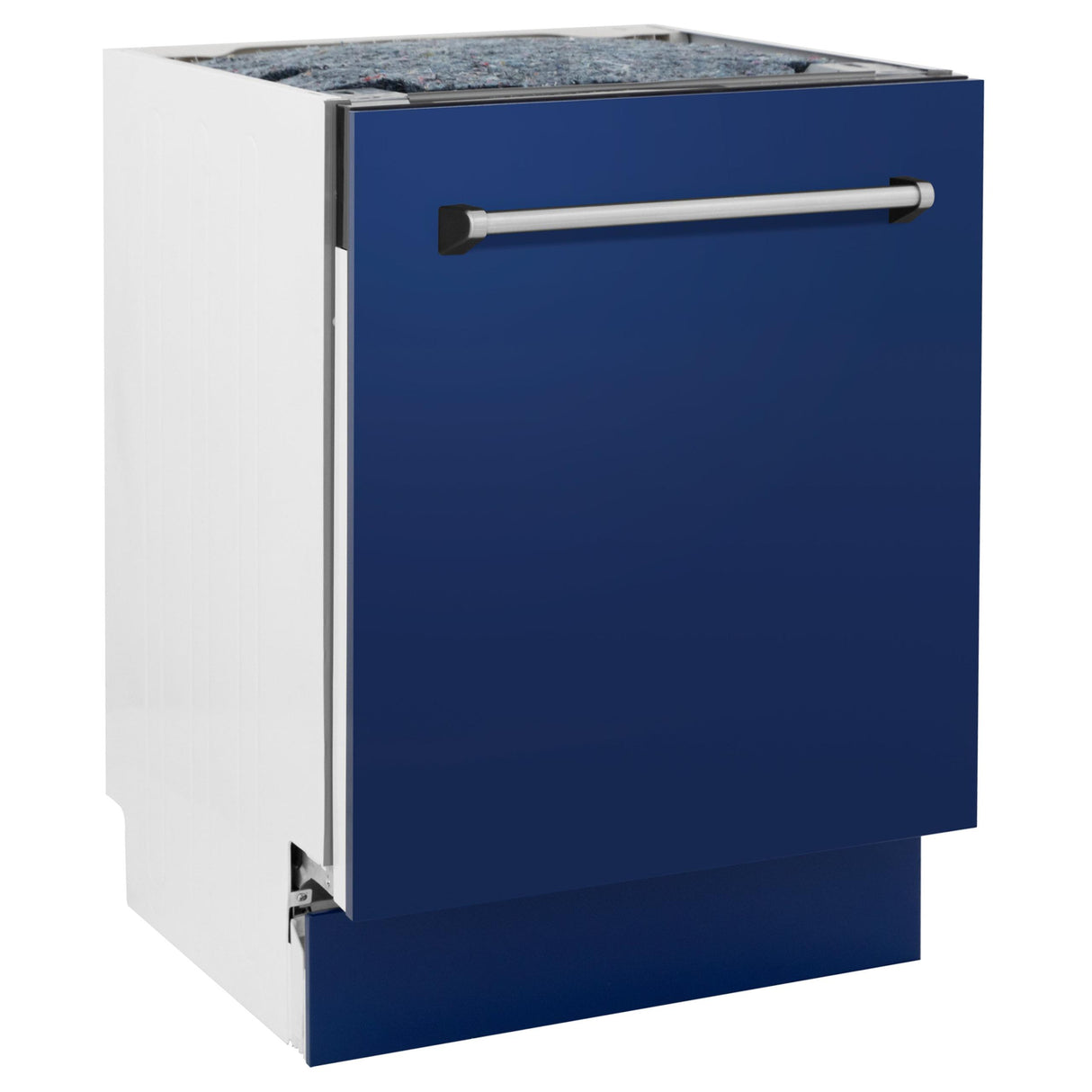 ZLINE 24" Tallac Series 3rd Rack Dishwasher with Traditional Handle, 51dBa (DWV-24) [Color: Blue Gloss] - (DWVBG24)